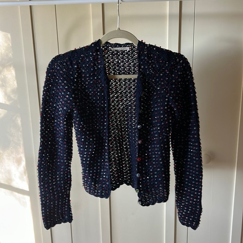 Doen beaded cardigan